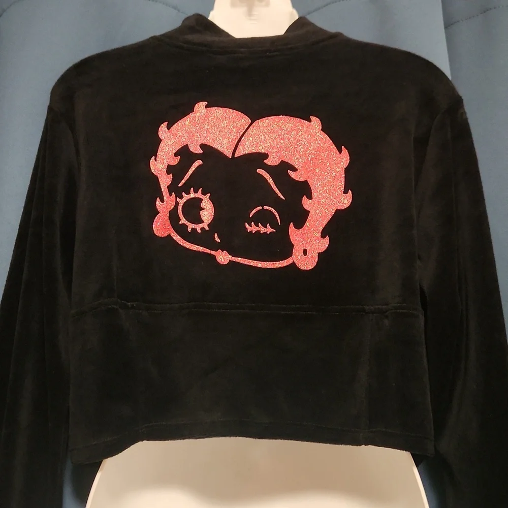 ⚜️Dolls Kill x Betty Boop "Such A Flirty Toon" Zip Up Corset Sweater/Jacket, 1X - Picture 10 of 15